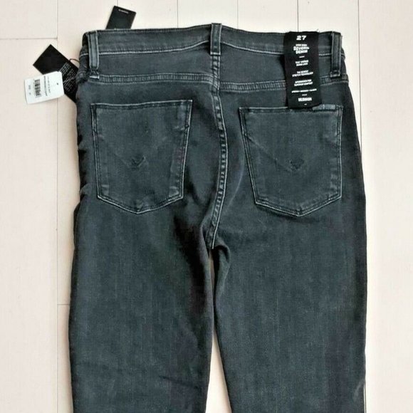 Hudson Bullocks High  Rise LaceUp Crop Jeans Disarm - Picture 6 of 7